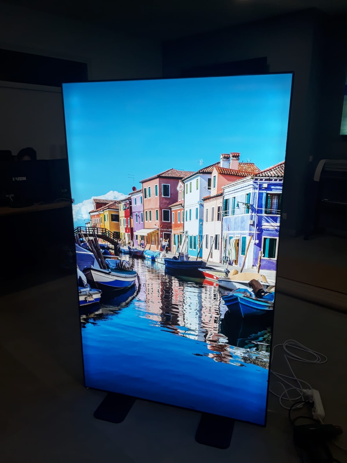 Tekstil lightbox uv baskı